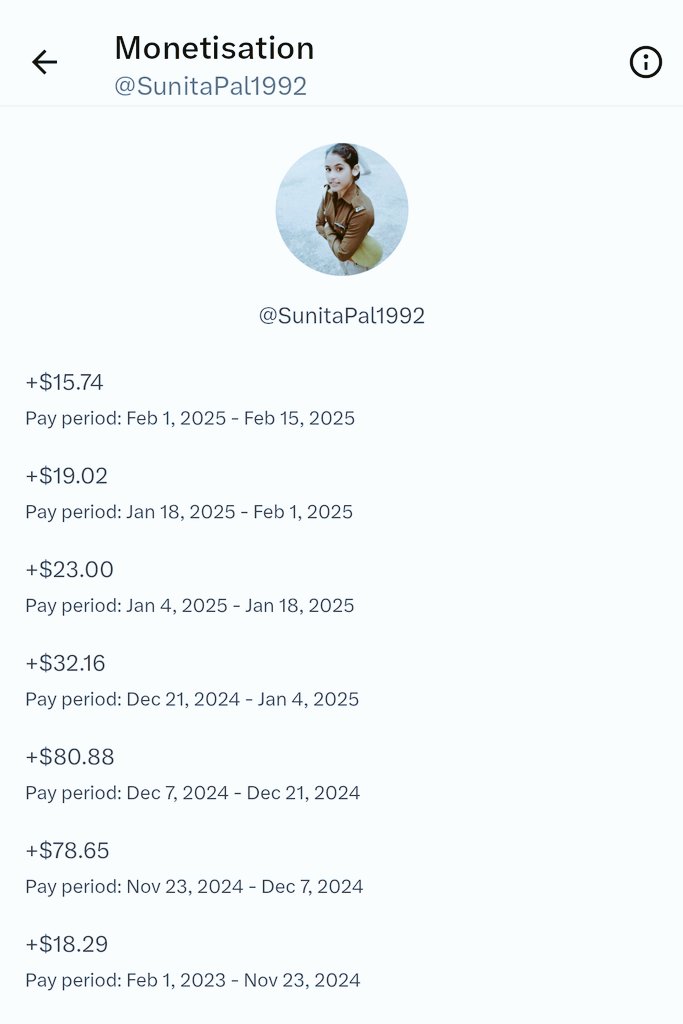 मैं अब तक कुल 7 बार X की तरफ से Payout प्राप्त कर चुकी हूं।
आपको कितनी बार मिला है???