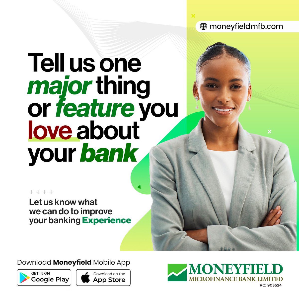 moneyfieldmfb's tweet image. Since we are in the season of love, share with us one major thing or feature you absolutely love about your bank! 💚❤️

What makes your banking experience special? Convenience, security, or seamless transactions? Let us know in the comments! ⬇️ #MoneyfieldMFB #BankingExperience #