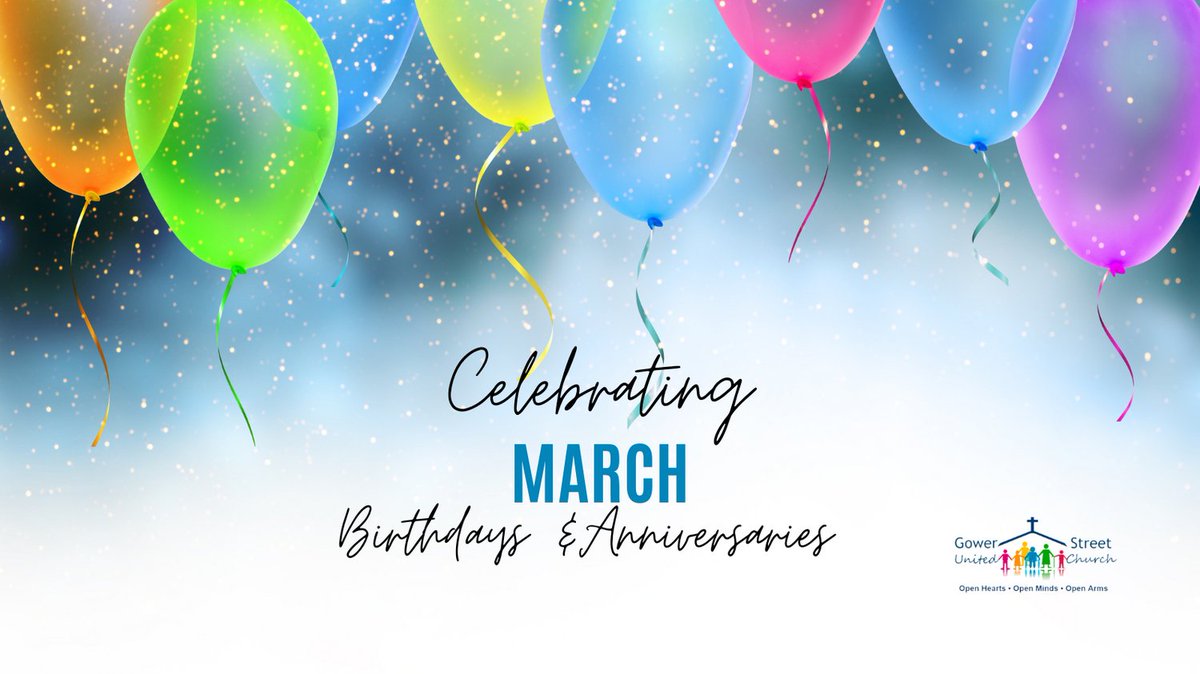 This Sunday, March 2, we will celebrate birthdays and anniversaries during worship. 

If you have a birthday or anniversary in March, you are invited to bring a donation to World Development and Relief as we celebrate together.

#WhatsUpAtGower #UCCan #ucceast