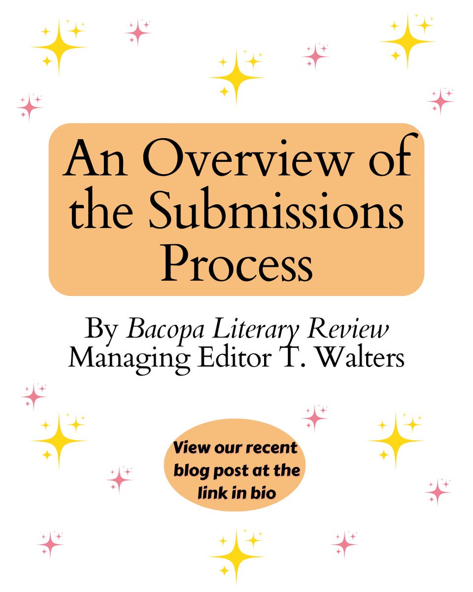 This week, our Managing Editor gives you a run down of how the submissions process works from their perspective. 

You can read this at the link in bio. We are excited for the submissions period to open so soon (3/3/25), keep a look out for when the submissions link goes LIVE.