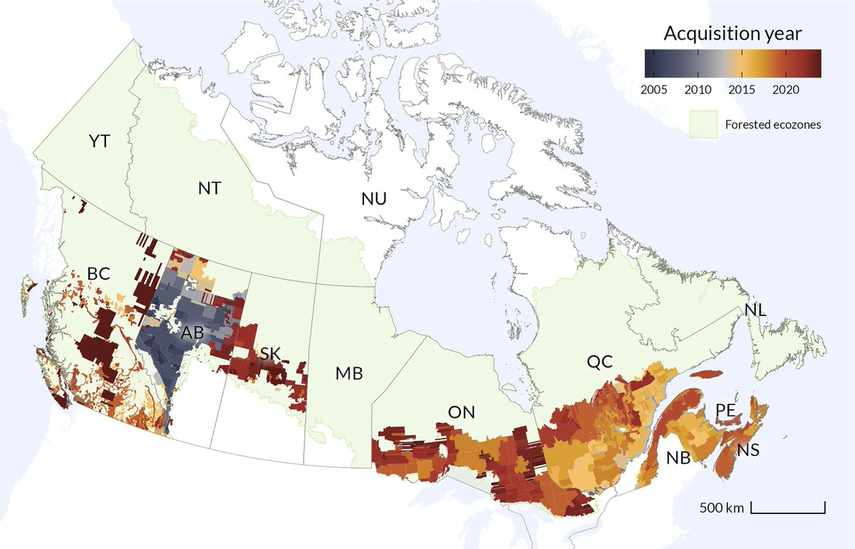 Mike Wulder (@mikewulder) on Twitter photo 🚨Context, review, insights and direction- paper has it all!
<a href="/Joanne_C_White/">Dr. Joanne C. White</a> et al. Enhanced forest inventories in Canada: implementation, status, and research needs.
🔗cdnsciencepub.com/doi/10.1139/cj…
Plus, stay current with updated #lidar coverage status maps:
ptompalski.github.io/CanadaForestLi… 🚨Context, review, insights and direction- paper has it all!
<a href="/Joanne_C_White/">Dr. Joanne C. White</a> et al. Enhanced forest inventories in Canada: implementation, status, and research needs.
🔗cdnsciencepub.com/doi/10.1139/cj…
Plus, stay current with updated #lidar coverage status maps:
ptompalski.github.io/CanadaForestLi…
