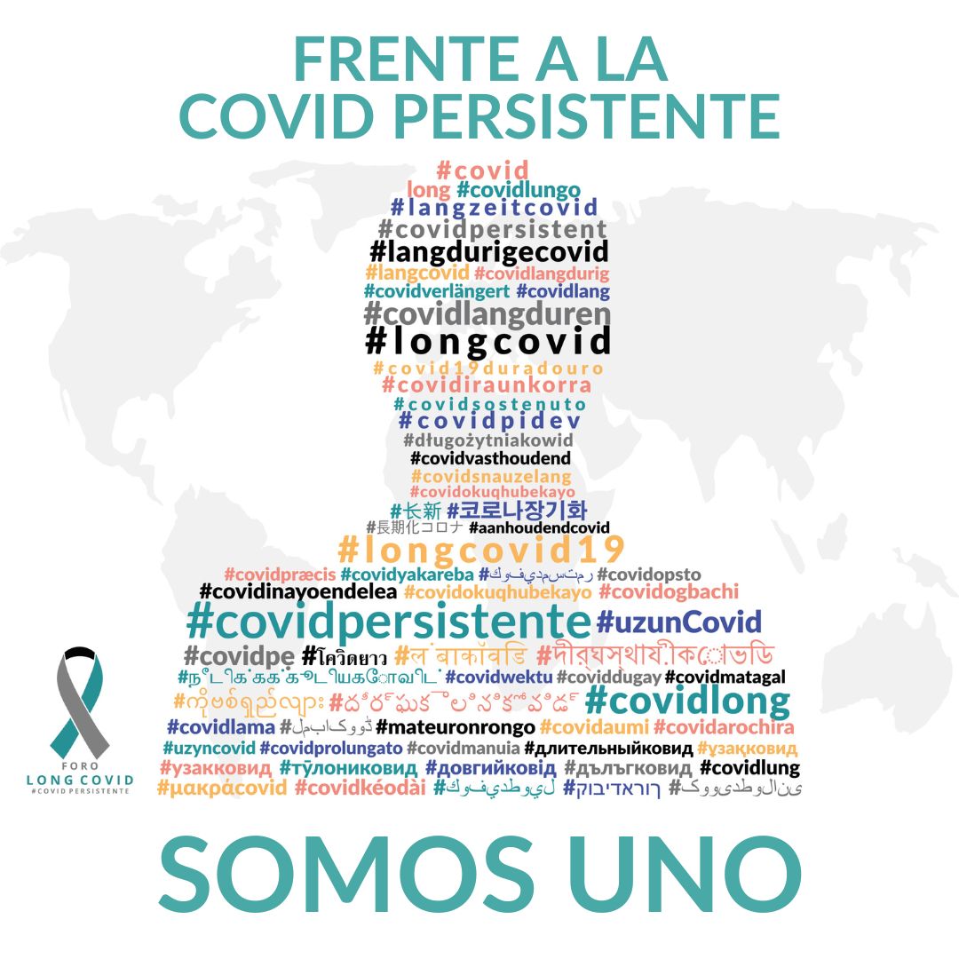 📆 Hoy comienza el Mes de Concienciación acerca del #CovidPersistente #LongCovidAwarenessMonth
▶️Desde AMACOP y el Foro LongCovid queremos presentaros e invitaros a unirnos a la Campaña #LongCovidMakesUsOne
#️⃣El espíritu de esta campaña y su hashtag es q da igual tu edad, tu