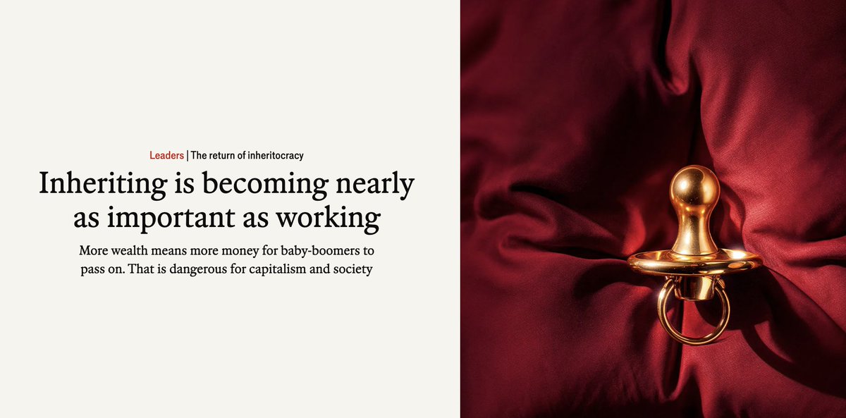 That radical magazine <a href="/TheEconomist/">The Economist</a> is calling out the deep dangers that the the new artisotcracy poses to society. 

And yet <a href="/Harvard/">Harvard University</a> <a href="/Princeton/">Princeton University</a> <a href="/Yale/">Yale University</a> <a href="/Georgetown/">Georgetown University</a> and too many others cling to legacy preferences. No wonder people have run out of patience with elite universities.