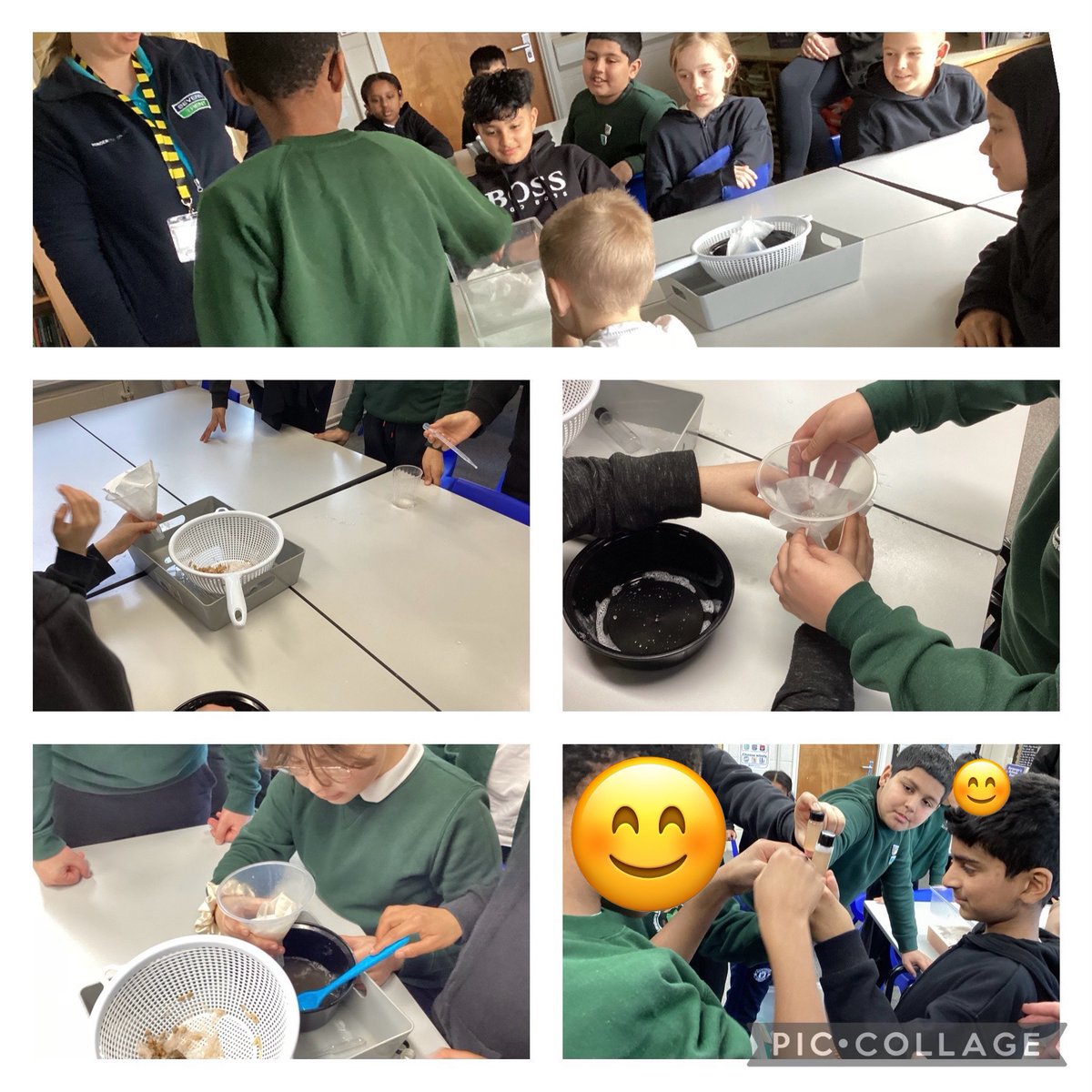 Year 6 had a blast this week experimenting with waste found in drains! They used their scientific skills to separate objects from liquids, and filter the water, making it as clean as possible. 📷📷 #STEM #WasteWater