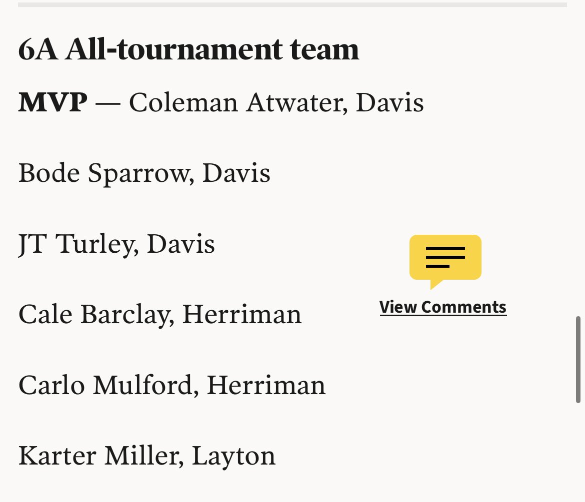 STATE CHAMPS‼️
Unreal experience with my guys!! Love my boys and my coaches!!
6A UTAH STATE CHAMP🤟

grateful to be named all tournament team as well !