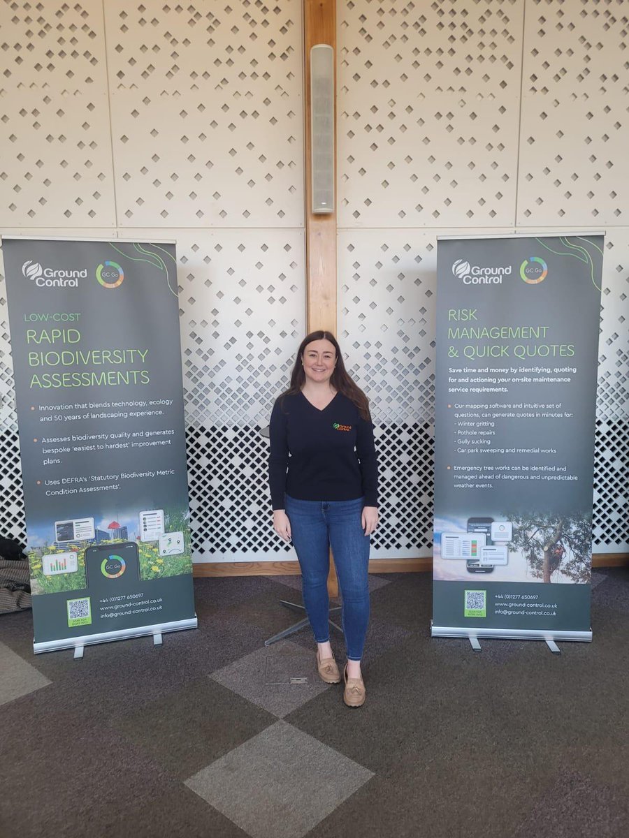 Thank you to <a href="/VINCI/">VINCI</a> for hosting us at their #InnovationFair, where we shared our innovative approach to grounds maintenance and rapid biodiversity assessments.

Well done to Jay and Emma for sharing their expertise👏

Find out more⬇️
ground-control.co.uk/services/desig…