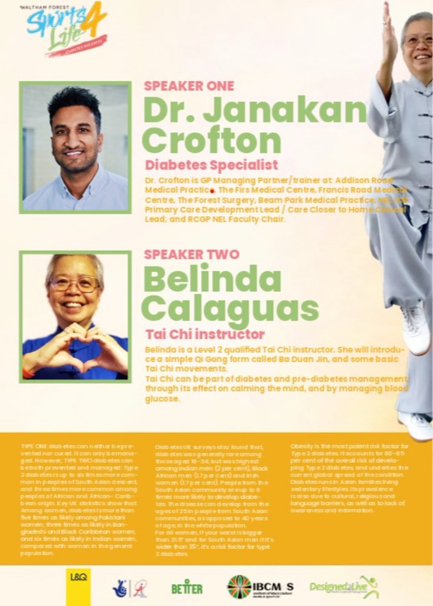 ⭐️Free Diabetes seminar ⭐️
Did you know at Leyton Leisure Centre we have been delivering a swimming programme to help prevent diabetes in African and Asian women with Sports 4 Life? Read more here: brnw.ch/21wR1da