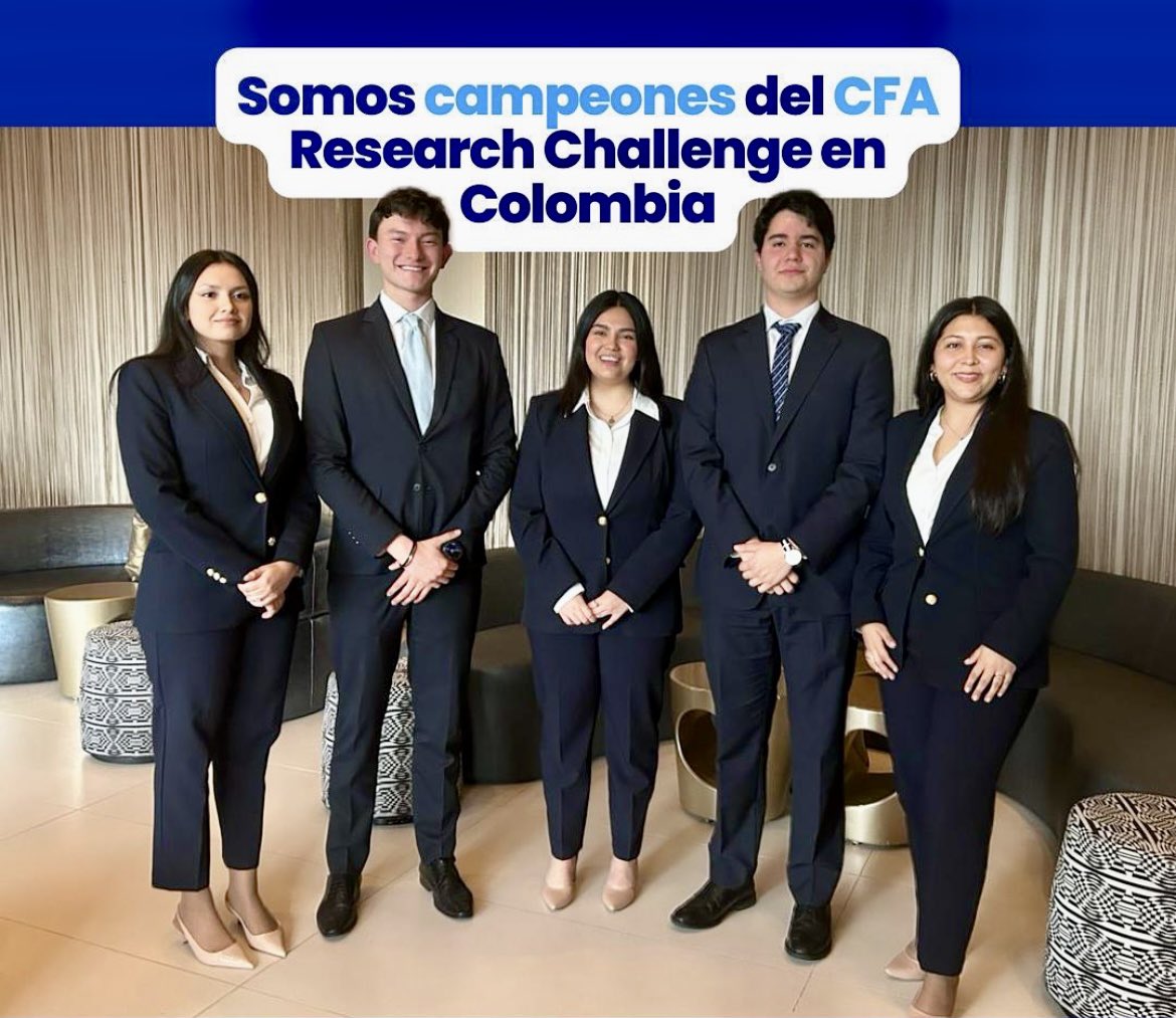 FIGRIExternado's tweet photo. 🏆¡El premio es suyo CAMPEONES!🏅✨
Desde FIGRI y la Universidad, felicitamos y reconocemos el extraordinario trabajo de Karen Albarracín, Manuela Castañeda, Sahara García, Juan José Ortiz y Julián Ramírez.👏🏻👏🏻
Gracias a su talento, esfuerzo y dedicación.🧵👇🏻 https://t.co/8k0SwSnMjq