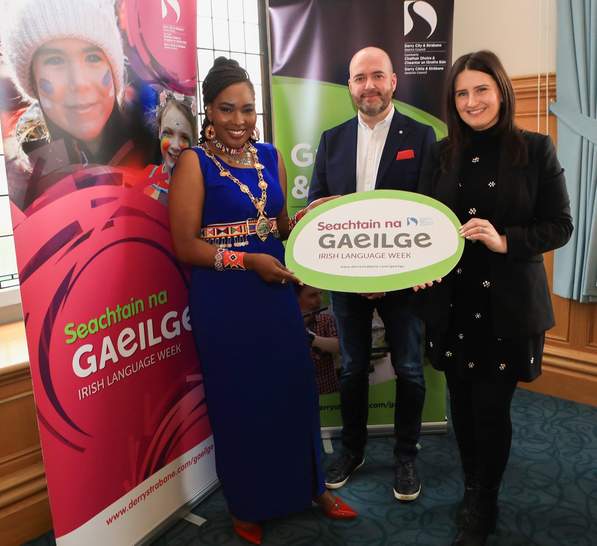 SEACHTAIN NA GAEILGE 2025
Sheol an Méara Lilian Seenoi Barr clár imeachtaí Comhairle Chathair Dhoire agus Cheantar an tSratha Báin do Sheachtain na Gaeilge 2025 an tseachtain seo.
Clár Sheachtain na Gaeilge 2025 ar fáil anseo:
derrystrabane.com/.../irish/seac…
#SNAG25 #GaeilgeagusFáilte