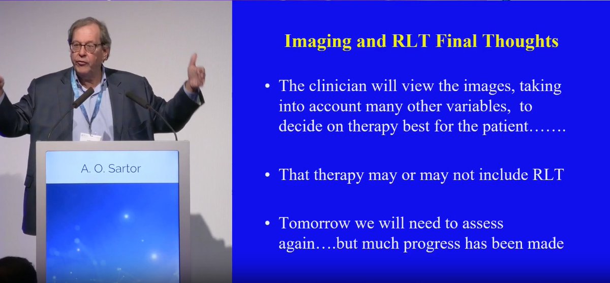 nataliagandur's tweet photo. 🌟🔵 LIVE from #APCCC25! #APCCCDiagnostics25
📢 Key insights from PSMA PET for selecting patients for PSMA-RLT
🔥 Outstanding presentation by Oliver Sartor on how to optimize patient selection for [¹⁷⁷Lu]PSMA therapy!

🔹 Imaging is just one piece of the puzzle! Decision-making also considers:

Disease burden (oligo vs. polymetastatic, tumor volume)
Phenotype (adenocarcinoma, neuroendocrine, etc.)
Lesion kinetics (response/progression speed)
New lesions: Systemic vs. focal progression
Image-based biomarkers (PSMA/FDG SUVmean, TTV)
💡 PSMA SUVmean & Tumor Volume (TTV) are prognostic, not predictive!

Higher SUVmean correlates with better OS (TheraP trial, Hofman et al.)
ctDNA fraction at baseline may predict response to PSMA-RLT
🚀 Final take-home message:
📌 Imaging helps guide therapy, but clinical and molecular factors MUST be integrated for the best patient outcomes.

@APCCC_Lugano @OncoAlert @ProfKHerrmann @stefanofanti4 @Silke_Gillessen @AOmlin
Panel: @Albert0Briganti @Ecastromarcos @drlouiseemmett @DrAGafita @karolien_goffin @ProfHadaschik @DrMHofman @Prof_Nick_James @piet_ost @gpalapa2 @MoniqueRoobol @TylerSbrt @DrSpratticus @Tilki_De @BertrandTOMBAL @Nina18205 @UrsulaVogl @ResearchWyatt