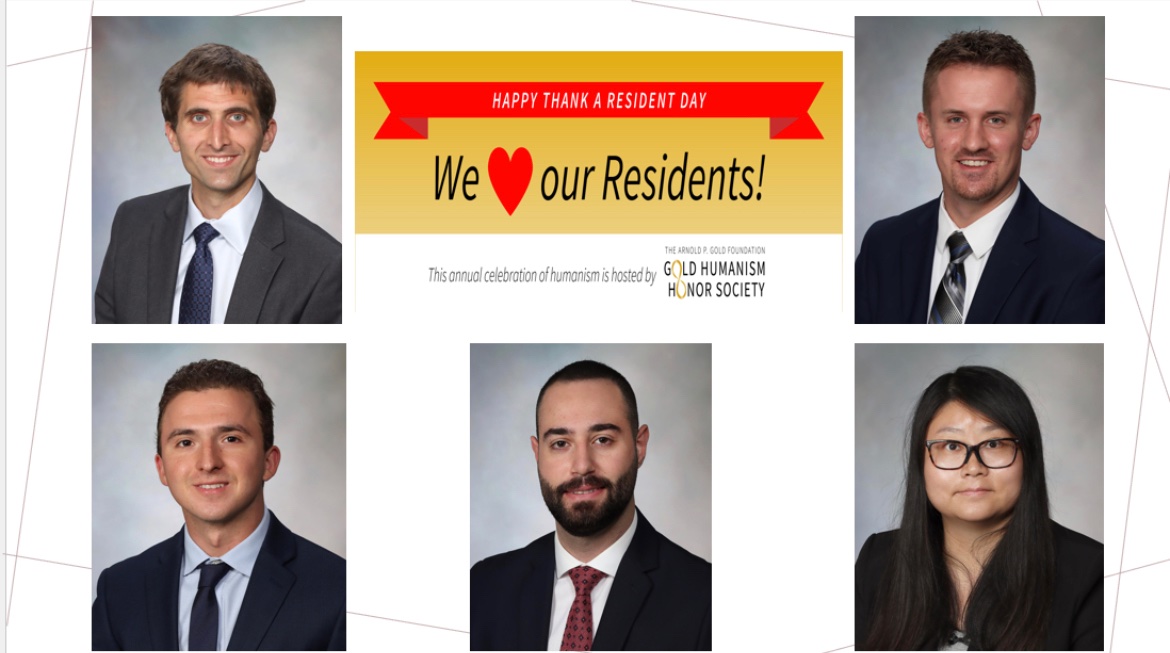 Happy #ThankaResidentDay 🎉

Thank you to our incredible residents for your hard work work, dedication, and compassion in patient care. Everyday you make a positive difference. We are so grateful to have you!