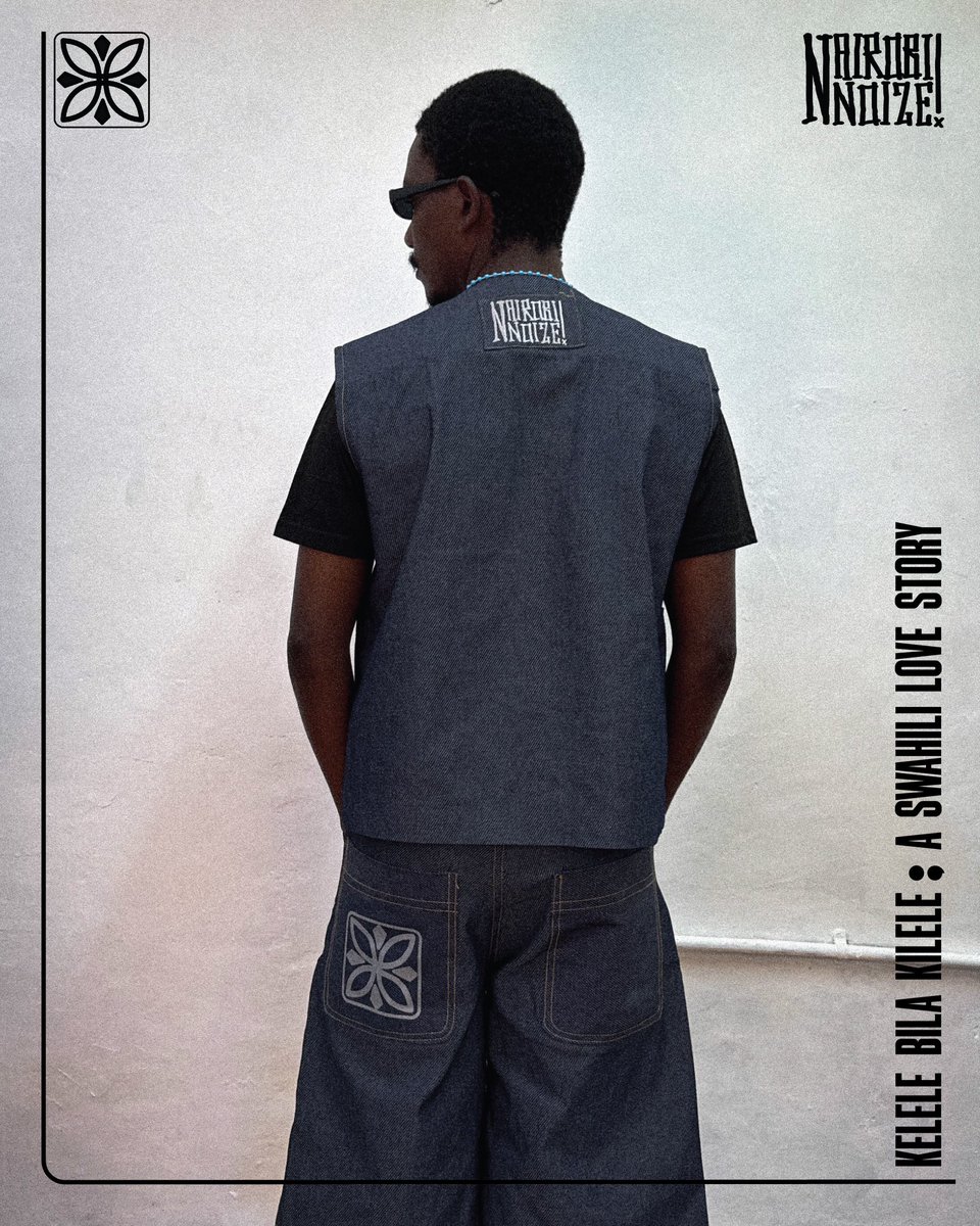 NairobiNnoize's tweet image. Introducing the NNOIZZY denim set—an edgy creation featuring Swahili-inspired motifs Debuting exclusively at the @dripordrownnrb pop-up this Sunday. Enjoy a 20% discount on your ticket purchase with the promo code “NnoizyLuv” and score exclusive complimentary extras.
