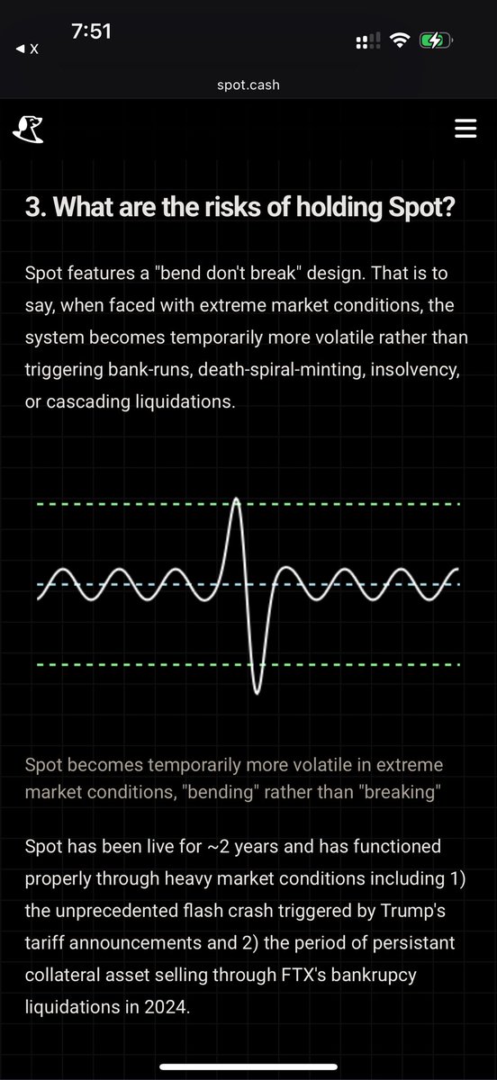 Why is $SPOT Good for the Economy ? 

—> Reduces Dependence on Centralized Stablecoins

▫️$USDT and $USDC dominate DeFi but are centralized and controlled by regulators. SPOT offers an alternative that aligns with crypto’s decentralization principles.

—> Enhances Financial