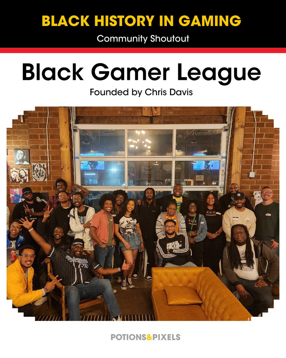 ✨ Celebrating #BlackExcellence in Gaming! ✨

On this final day of #BlackHistoryMonth, we’re spotlighting <a href="/BlkGamerLeague/">Black Gamer League 🎮</a>, founded by <a href="/PhorceDavis/">BlkGL Chris Davis Ed.D</a>! 🎮

They connect, uplift &amp; create networking opportunities for Black gamers. Huge shoutout to Chris for his impact &amp; leadership! 👏🏾