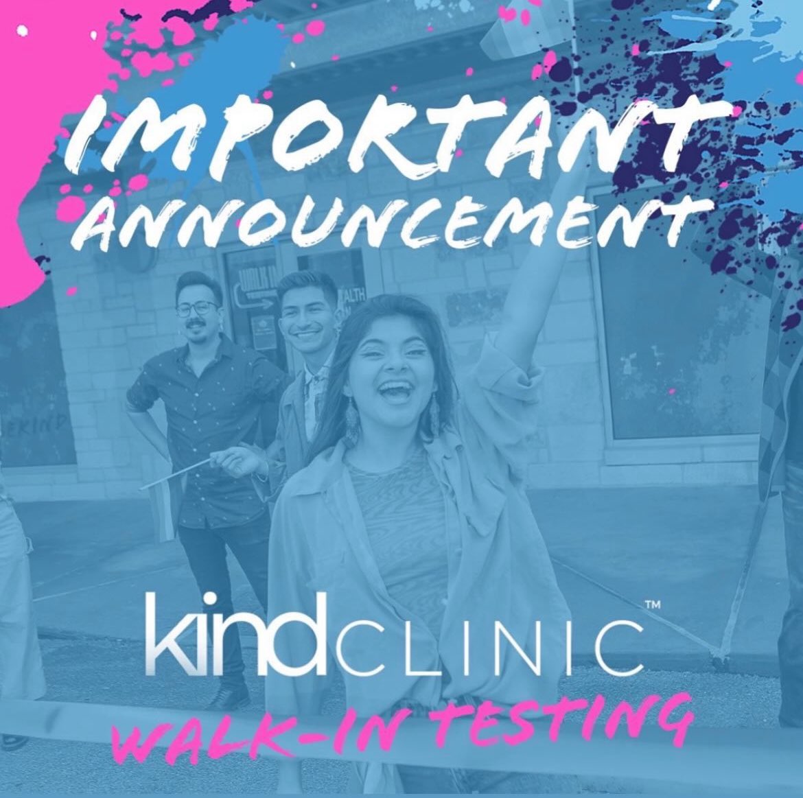 KindTestingDTX's tweet image. In honor of our Founding Day, all Kind Clinic locations will be closed today Friday Feb. 28th - We will re-open for normal walk-in hours on Monday March 3rd 🫶🏽
