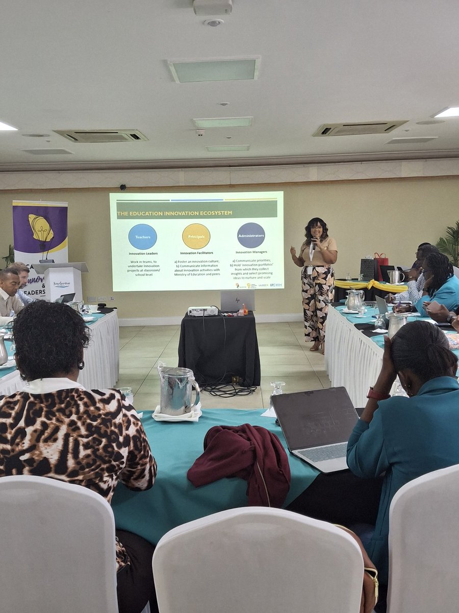 Full potential project discussed at the last day of Regional Confernce on Inclusive Education. Angel Caglin continues with work from Caribbean Inovation Lab. Teachers, Principals, and Admin are all leaders
