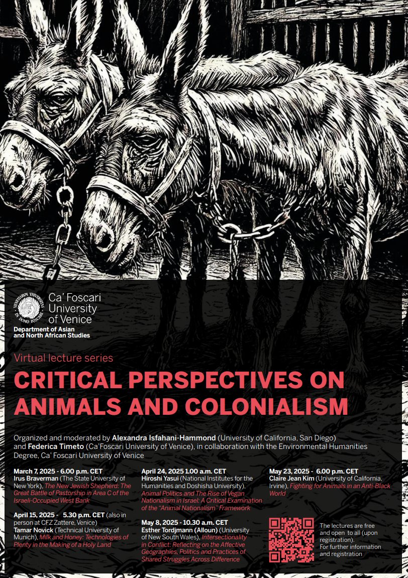Critical Perspectives on Animals and Colonialism - Free Virtual Lecture Series

March 7th - May 23rd 2025 

Register here: unive.it/data/33113/4/9…
