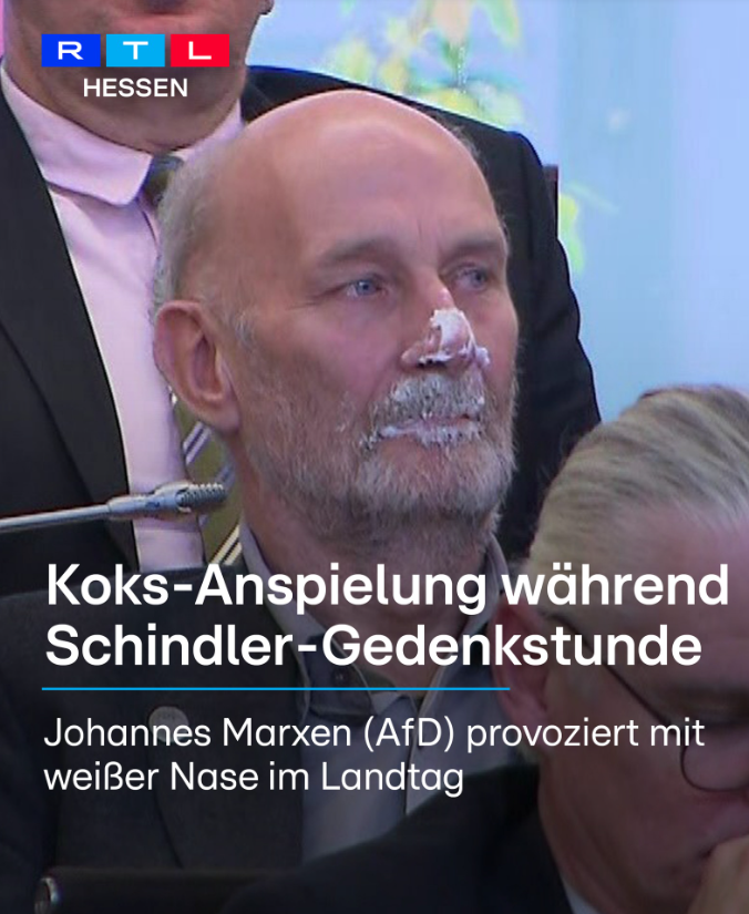 AfDverbot_2024's tweet photo. Landtag in #Hessen verhängt #Ordnungsgeld gegen zwei #AfD-Abgeordnete
https://t.co/XrPcY3JLgZ
#Grobe #Marxen #AfDsindFaschisten #AfDVerbot https://t.co/E2qjACSILA