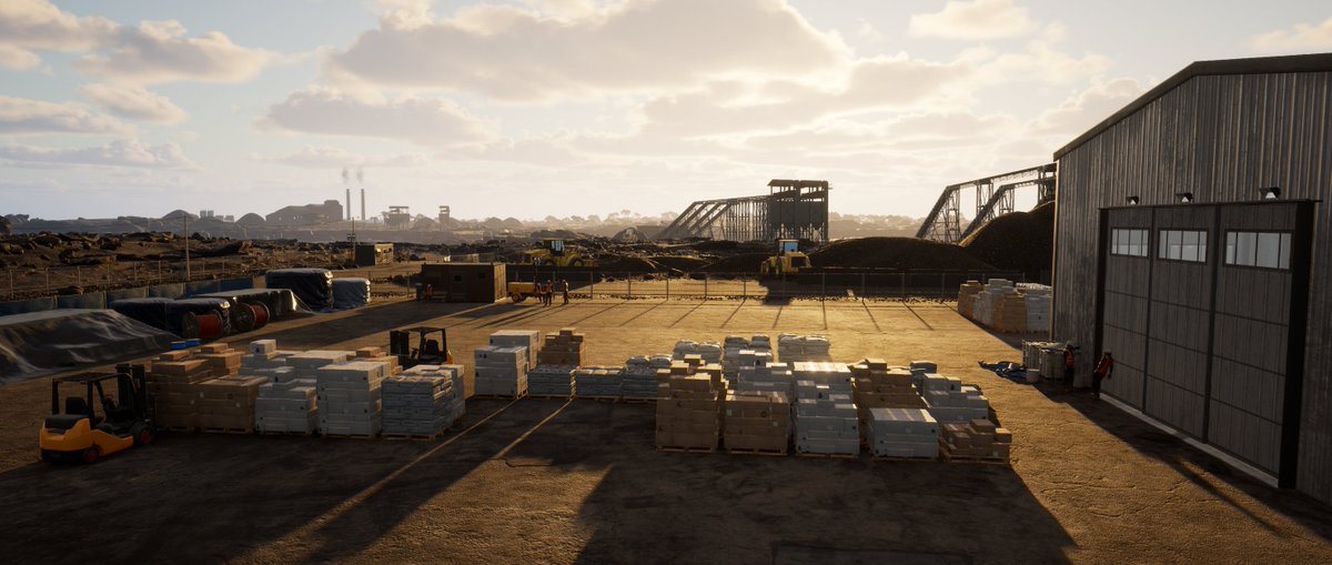 Without your cargo, this mine will stay closed. Time to get to work! #ETS2 #ATS #gamer #simracing #simulation #Steam #gaming