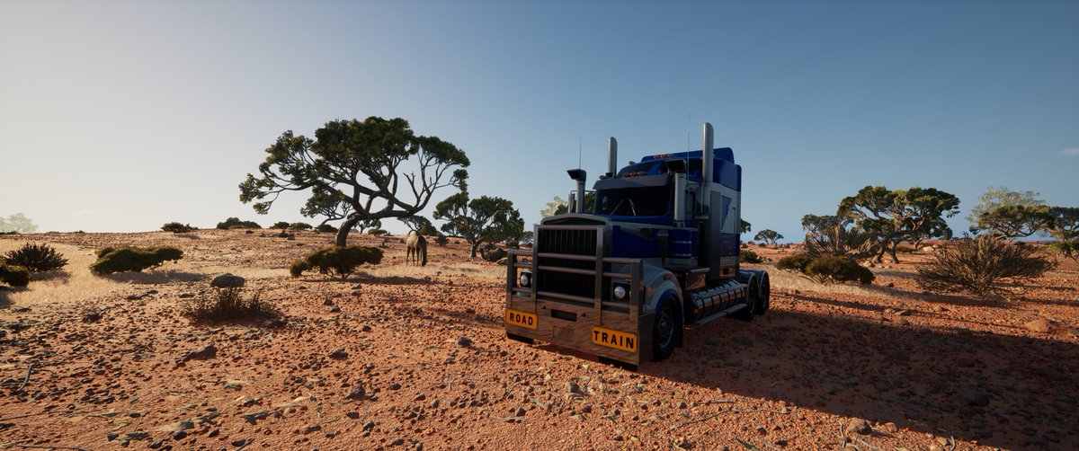 You might run into kangaroos, koalas… and giant spiders. Choose your company wisely! #ETS2 #ATS #gamer #simracing #simulation