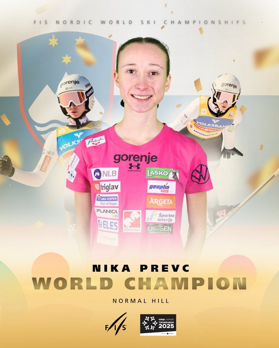 NIIIIKAAAAAAA 🇸🇮🥇🚀 The new 𝐖𝐎𝐑𝐋𝐃 𝐂𝐇𝐀𝐌𝐏𝐈𝐎𝐍 🥇👑

#fisskijumping #trondheim2025