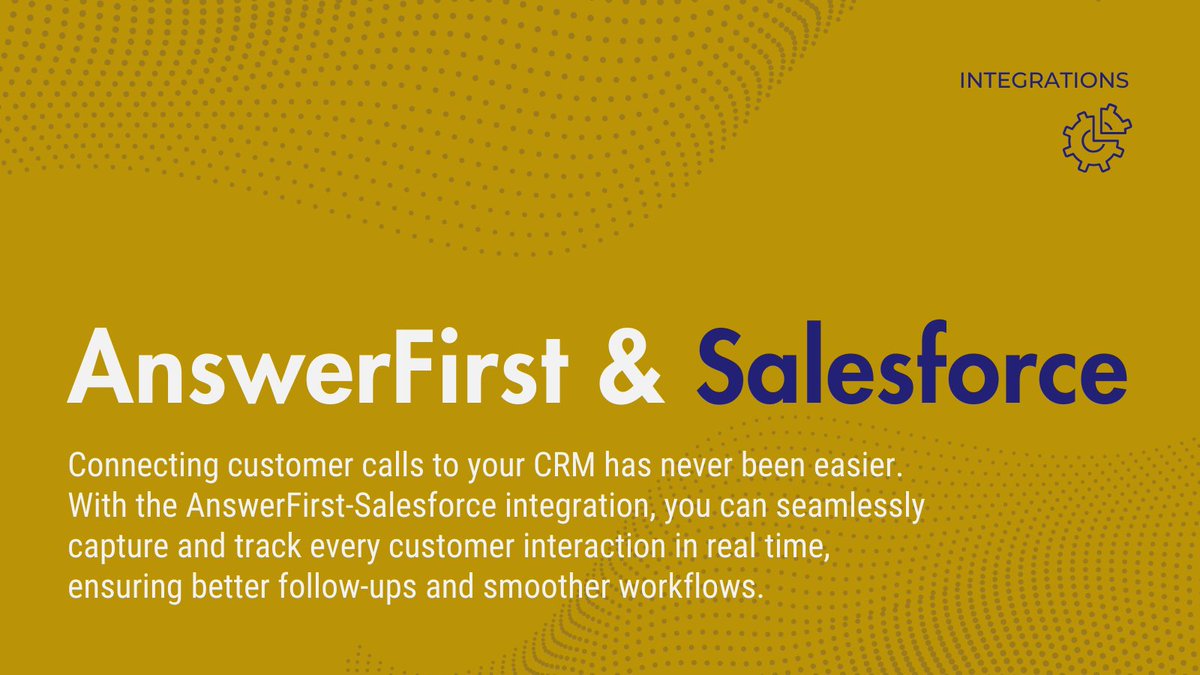 answerfirst's tweet image. Already using Salesforce? Great news – our answering services integrate seamlessly with Salesforce, making business communication easier than ever 👇🏼
answerfirst.com/answering-serv…
#SalesforceIntegration #AnsweringService #AnswerFirst