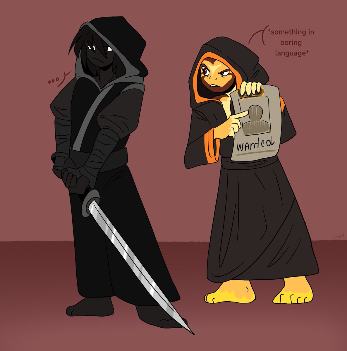 MaroccocoGoh's tweet photo. Order of nether assassins somewhere behind the scenes X)

#Rainimator
#Rainimatorfanart https://t.co/EEv92tnT2Y