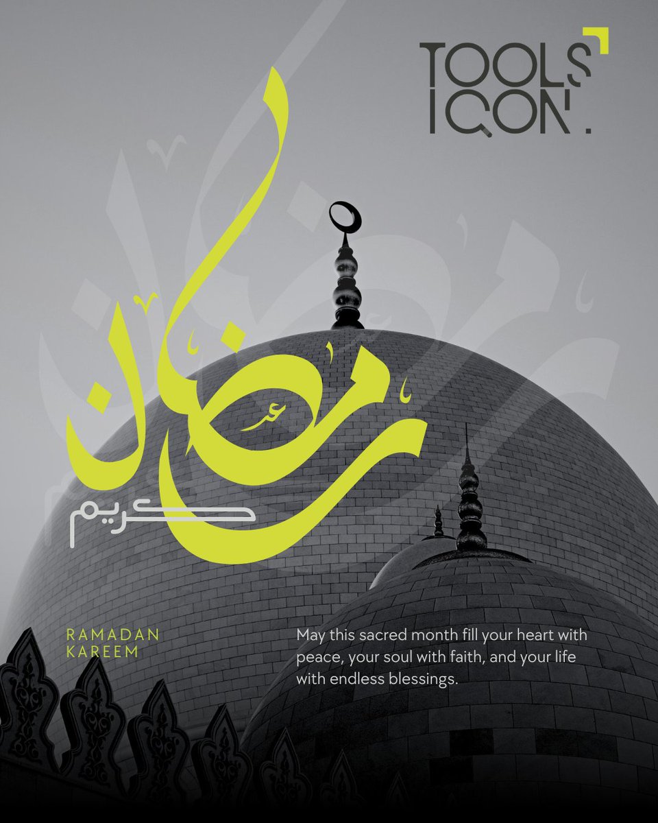 ToolsIcon's tweet image. Ramadan Kareem from Tools Icon! 🏗️✨

Wishing you a month filled with peace, prosperity, and blessings. May this Ramadan bring light, reflection, and unity to all.

Ramadan Kareem! 🌟💙 #RamadanKareem #ToolsIcon #BuildingTheFuture #RamadanBlessings