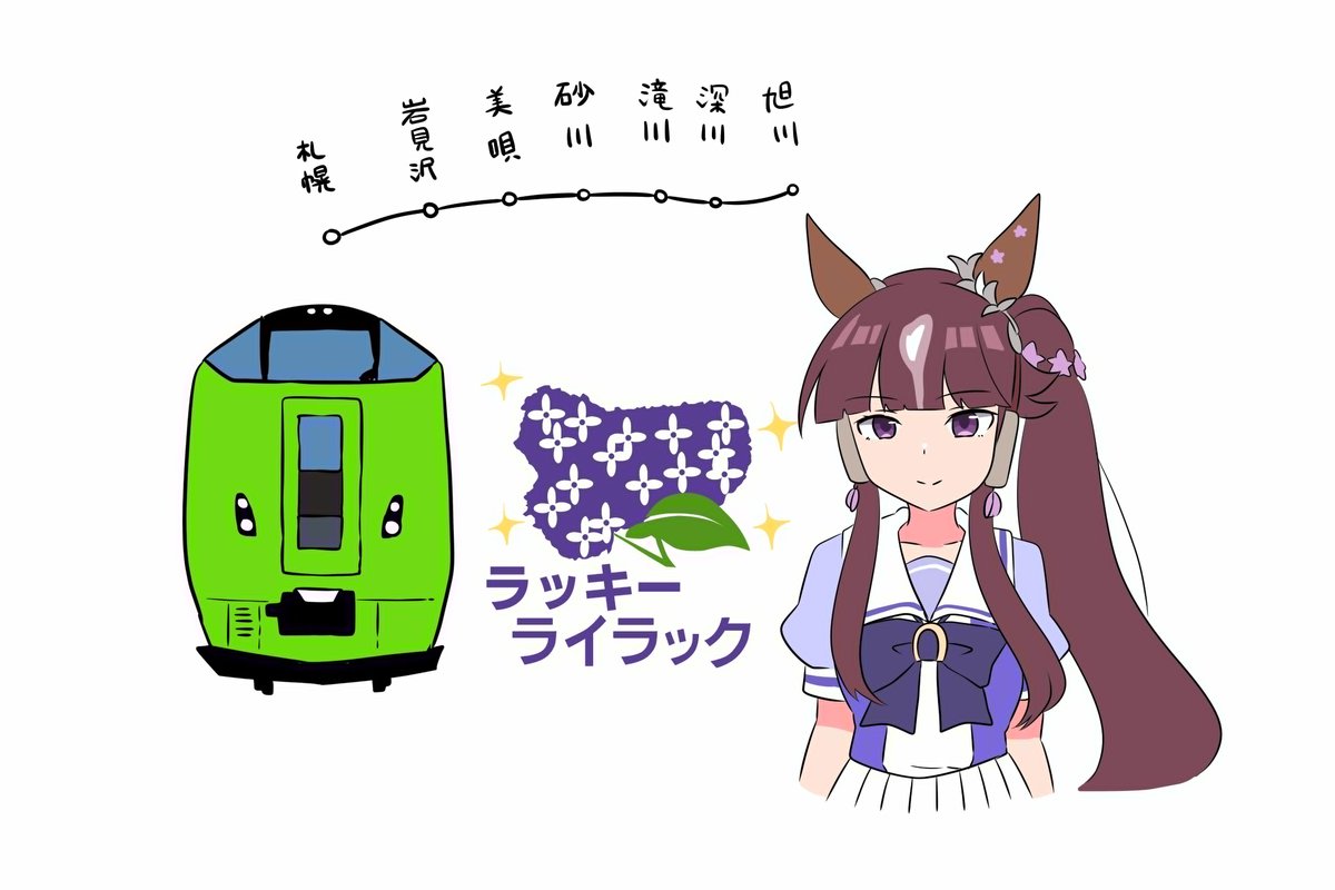 #今月描いた絵を晒そう
色んなウマ絵を描いた2月でした 