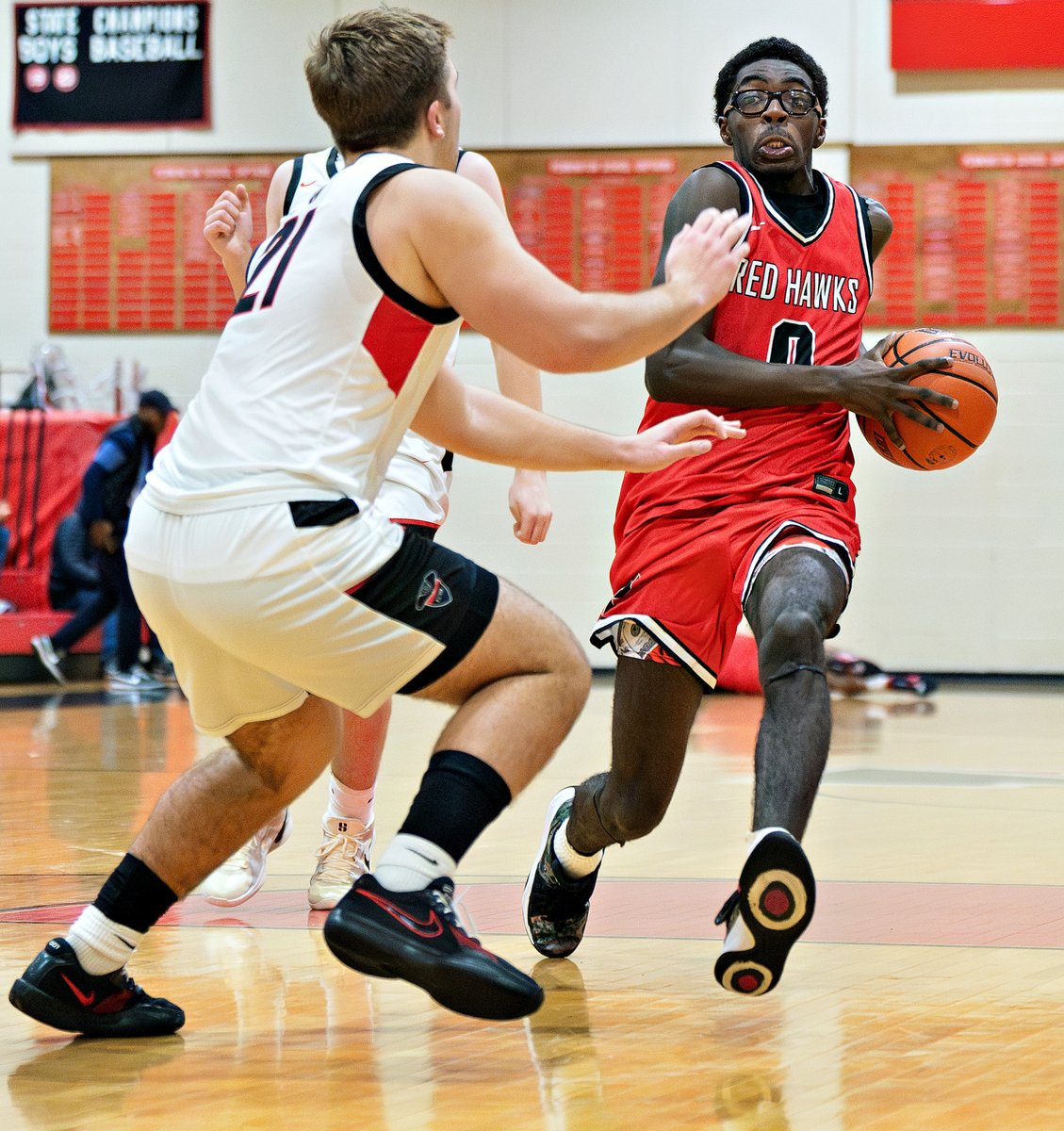Following an impressive season for Pennington boys' basketball, 3 team members have been selected as part of the MAPL league's post season honors!  Dylan N. '26 made the first team and Josh B-C '27 and Destine E. '25 were selected honorable mention.  Congratulations Red Hawks!