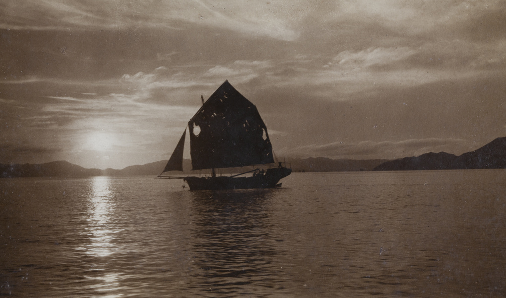 February is a short month and there are lots of fascinating maritime themed photos in our collection. I've selected two running up photos to conclude this month 😁  

FH01-176: Sampans in a typhoon shelter, Hong Kong
JC01-48: A picturesque view of a junk with a setting sun, HK