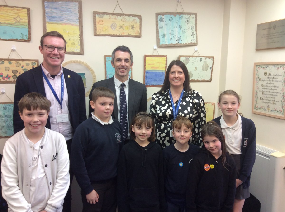 Our local MP, Tim Roca, visited us today for a tour of the school and a good chat. The children gave him a tour of the classrooms and the outdoors including our woodland.