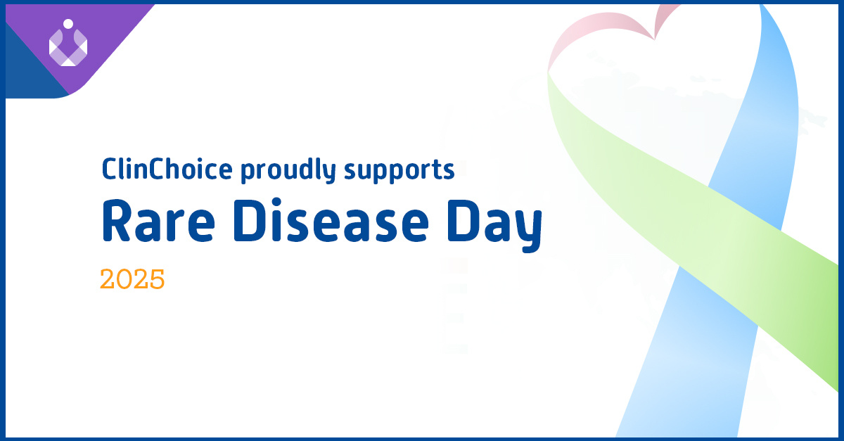 ClinChoice's tweet image. Today, we raise awareness and generate change for the 300 million people worldwide living with a rare disease, along with their families and caregivers.  

#RareDiseaseDay #SupportRareDiseases #AdvancingResearch #HopeForRare #RareDiseaseAwareness