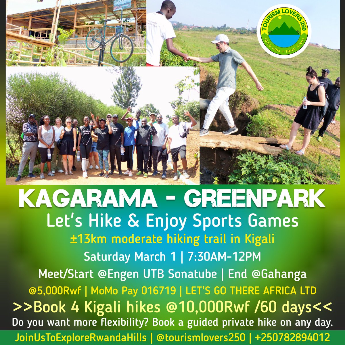TourismloversRw's tweet photo. Dear Hikers, please take note and come ready! ☀️☀️☀️🥾🥾🤩
#nomattertheweather #wehike #kigaliwehike #weather #sunnydays #hot #itshotoutside🔥 #tourismlovers #tourismlovers250 https://t.co/OQjF7IhaCH