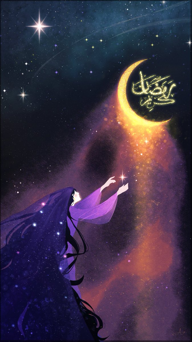 ForFavi's tweet image. رمضان مبارك وكل عام وانتم بخير✨🌙
