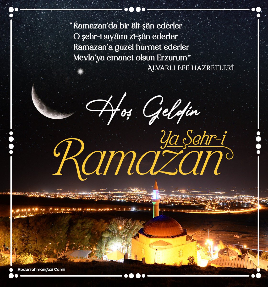 Ramazan-ı Şerife sağlık ve afiyetle  kavuştuk çok şükür. Allah hakkımızda hayırlı eylesin, bayrama erişmek de nasip olsun. 

Hayırlı-bereketli Ramazanlar.