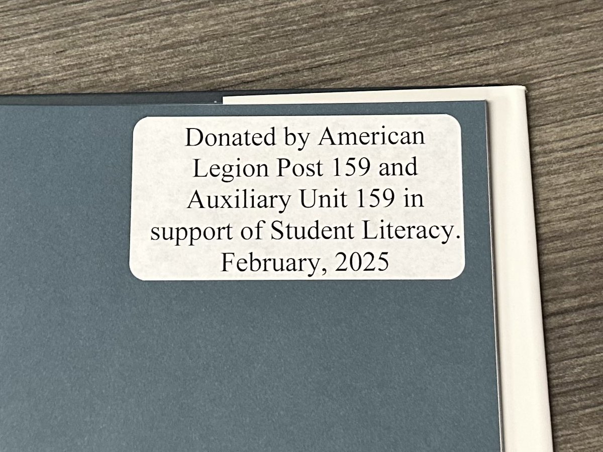 Bryan ISD Library Services (@bisd_libraries) on Twitter photo THANK YOU to #AmericanLegionPost159 & #AuxiliaryUnit159! They donated 2 titles to each library: Twenty-One Steps by <a href="/jeffgottesfeld/">Jeff Gottesfeld</a> & America’s White Table by Margot Theiss Raven. Thank you for your service and for your support of student literacy! <a href="/BryanISD/">Bryan ISD</a> <a href="/BISD_ITech/">BISD ITech</a> THANK YOU to #AmericanLegionPost159 & #AuxiliaryUnit159! They donated 2 titles to each library: Twenty-One Steps by <a href="/jeffgottesfeld/">Jeff Gottesfeld</a> & America’s White Table by Margot Theiss Raven. Thank you for your service and for your support of student literacy! <a href="/BryanISD/">Bryan ISD</a> <a href="/BISD_ITech/">BISD ITech</a>