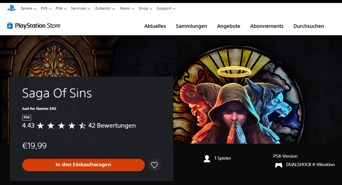 42 Reviews and a 4,43/5 Score :) Makes us pretty happy! Thank you 😇 #indiegame #playstation
store.playstation.com/de-at/product/…