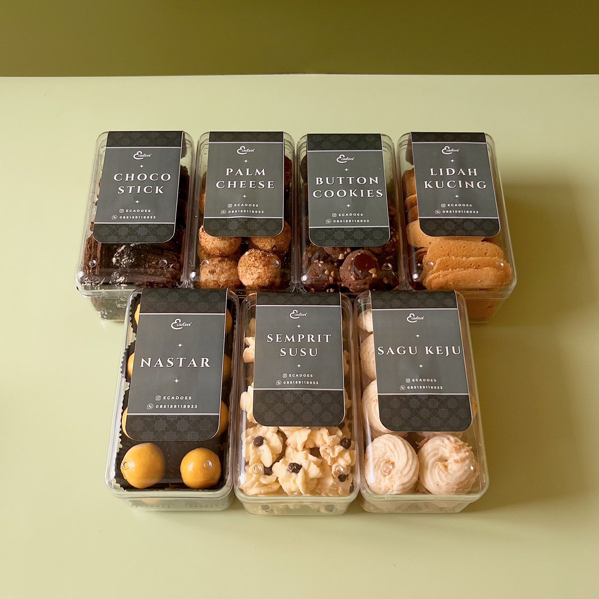 ecadoes's tweet image. ❗❗ Open Pre-Order berbagai jenis Kue Kering, Brownie Bites, Mini Cookies, untuk puasa dan lebaran. Tersedia pula untuk Eid Hampers 2025. 

Menerima bulk order. Untuk pemesanan bisa melalui direct message, whatsapp, atau shopee kami yang tertera pada bio. 💚

📍 Jakarta Barat.
