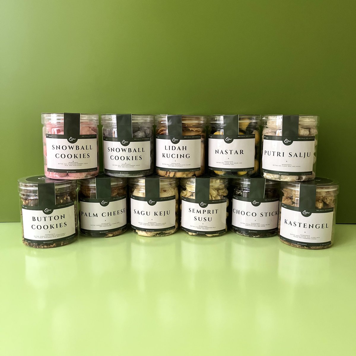 ecadoes's tweet image. ❗❗ Open Pre-Order berbagai jenis Kue Kering, Brownie Bites, Mini Cookies, untuk puasa dan lebaran. Tersedia pula untuk Eid Hampers 2025. 

Menerima bulk order. Untuk pemesanan bisa melalui direct message, whatsapp, atau shopee kami yang tertera pada bio. 💚

📍 Jakarta Barat.