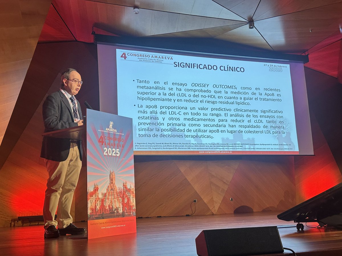 Significado clínico de la apo B en #amareva25 <a href="/guso73/">Agustín Blanco</a> <a href="/AMAREVA_Madrid/">AMAREVA Riesgo Vascular</a>