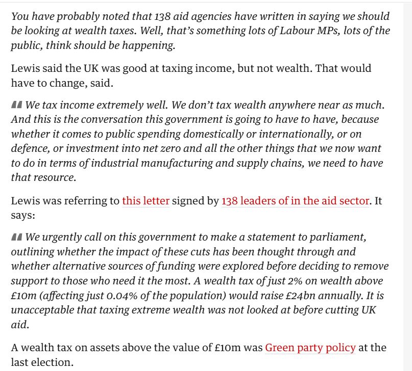 Glad to see <a href="/AndrewSparrow/">AndrewSparrow</a> include a link to the <a href="/bondngo/">Bond</a> letter against UKAID cuts endorsed by 138 leaders of UKAid organisations. It was referenced in the Guardian Political Blog within <a href="/labourlewis/">Clive Lewis MP</a> statement. The leader of our organisation signed it.  theguardian.com/politics/live/…
·