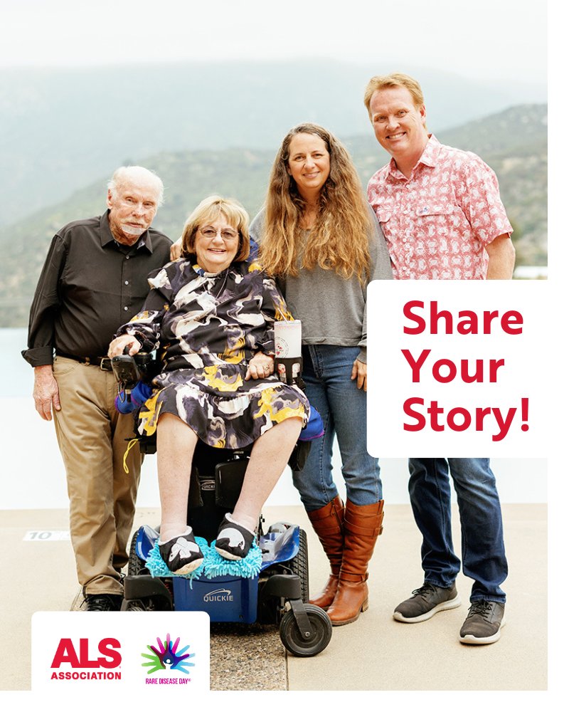 350 million people worldwide are affected by rare diseases—yet too often, they feel alone. Every 90 minutes, someone is diagnosed with ALS, and another life is lost to this relentless disease. But there is power in connection. By sharing your ALS story, you are helping influence