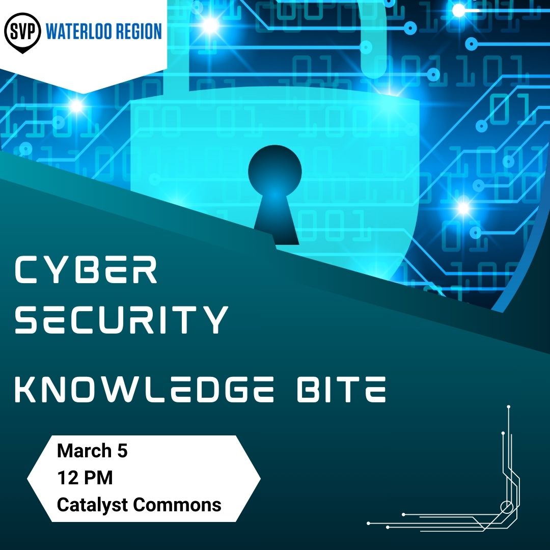 SVP's Knowledge Bite on cyber security is next Wed, March 5th.
 
For many nonprofits, cybersecurity can take a backseat due to limited resources, this session will walk you through practical, low-cost ways to strengthen your security.

Check out the link in our bio more info.