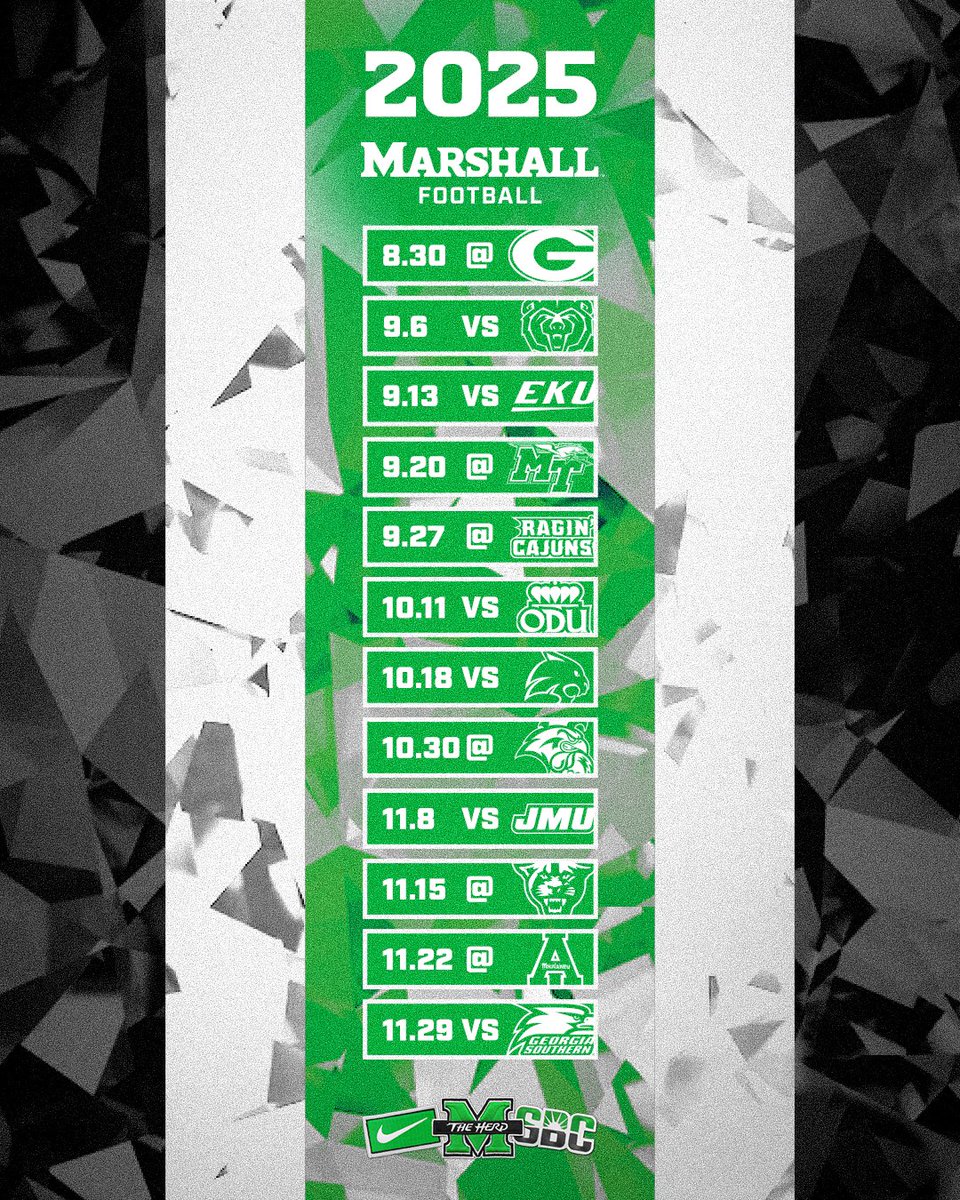 Season is just around the corner 🦬⚡️🤘

📰: bit.ly/2025MarshallFB…
