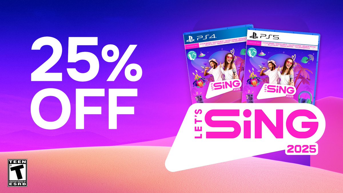 Let's Sing (@letssinggame) on Twitter photo The perfect offer for the perfect weekend: enjoy 25% off from February 28th to March 3rd on
<a href="/PlayStation/">PlayStation</a>. What song will you sing first?
#letssing #karaoke The perfect offer for the perfect weekend: enjoy 25% off from February 28th to March 3rd on
<a href="/PlayStation/">PlayStation</a>. What song will you sing first?
#letssing #karaoke