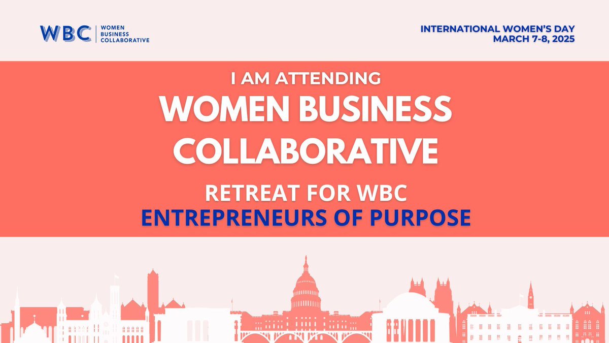 Bold Women Entrepreneurs Leading with Purpose 
What does it mean to be an Entrepreneur of Purpose? It’s about scaling businesses, growing communities, and leaving a legacy—every single day.

At the upcoming WBC Entrepreneurs of Purpose Retreat in Washington, DC, we are gathering