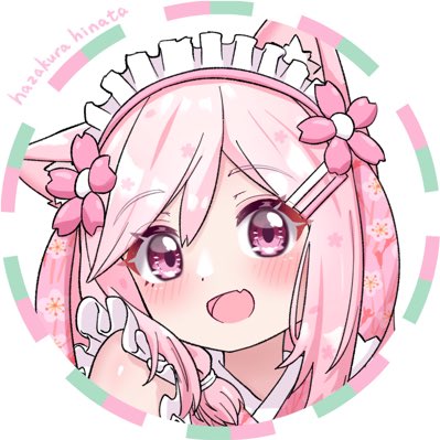 「3月〜4月の間は桜色になります!よろしくお願いします٩(>ᴗ<)۶#」|葉桜ひなた🍡🌸のイラスト