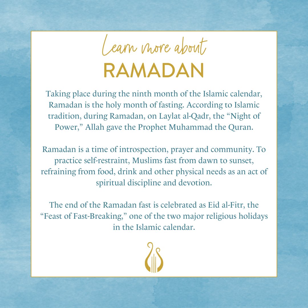 Ramadan Mubarak to our Muslim sisters! We wish you a joyful and blessed Ramadan.