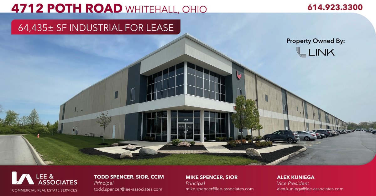 4712 Poth Road is a hard-to-find infill end cap location with office in place for immediate occupancy. Contact Todd Spencer, Mike Spencer, Alex Kuniega or Matt Smith for leasing details!